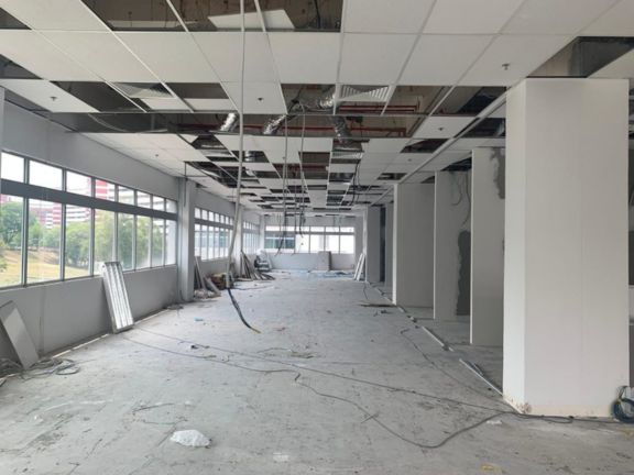 Completed commercial reinstatement office Singapore