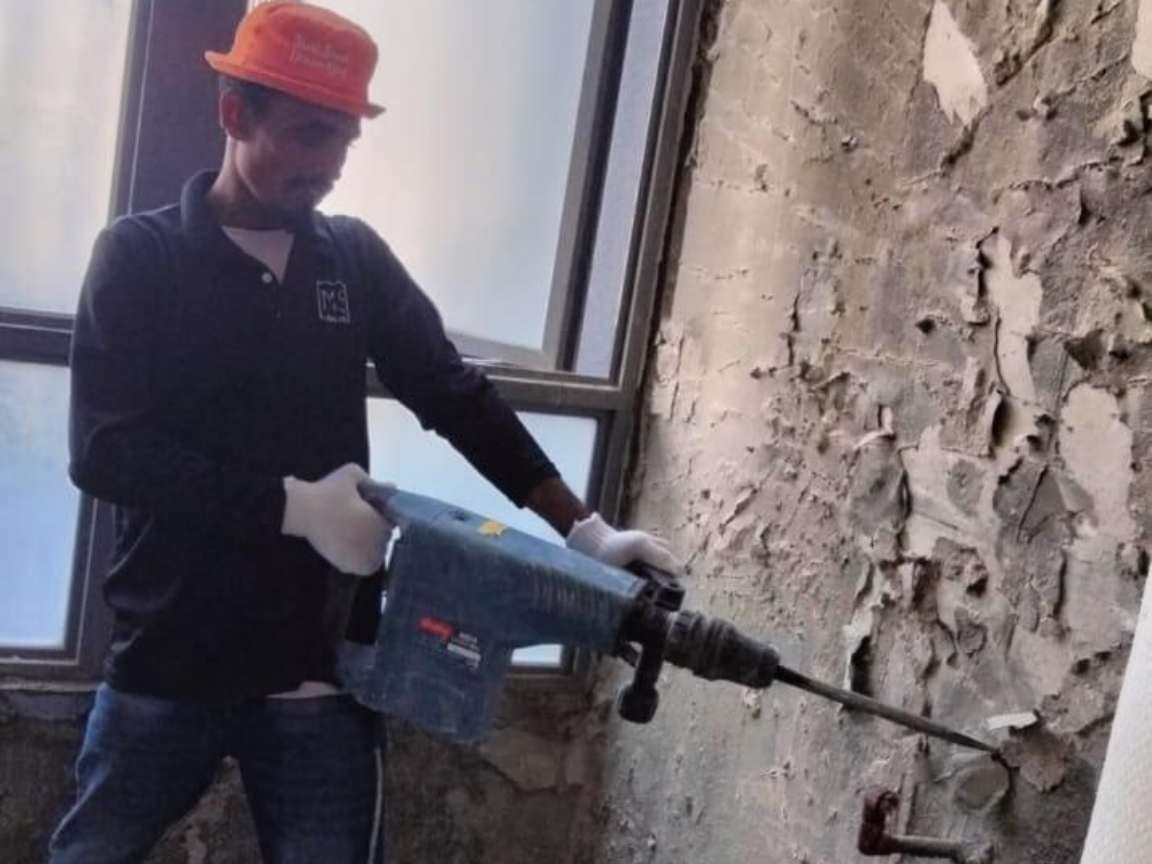 Jackhammer hacking & dismantling services Singapore
