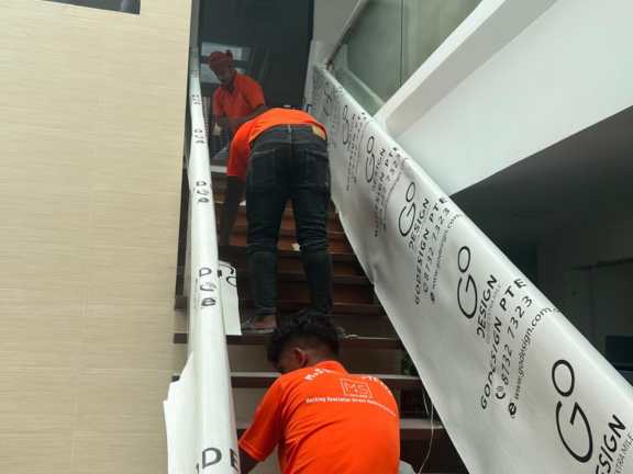 Residential reinstatement staircase works Singapore