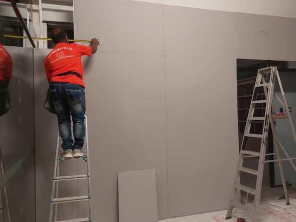 Residential reinstatement wall finishing Singapore